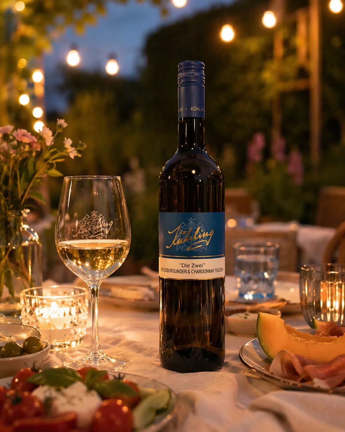 Kühling Die Zwei Weißer Burgunder und Chardonnay trocken Weißwein