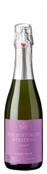 Bischoffinger Winzer Pinot Rosé Sekt trocken 0,375 L