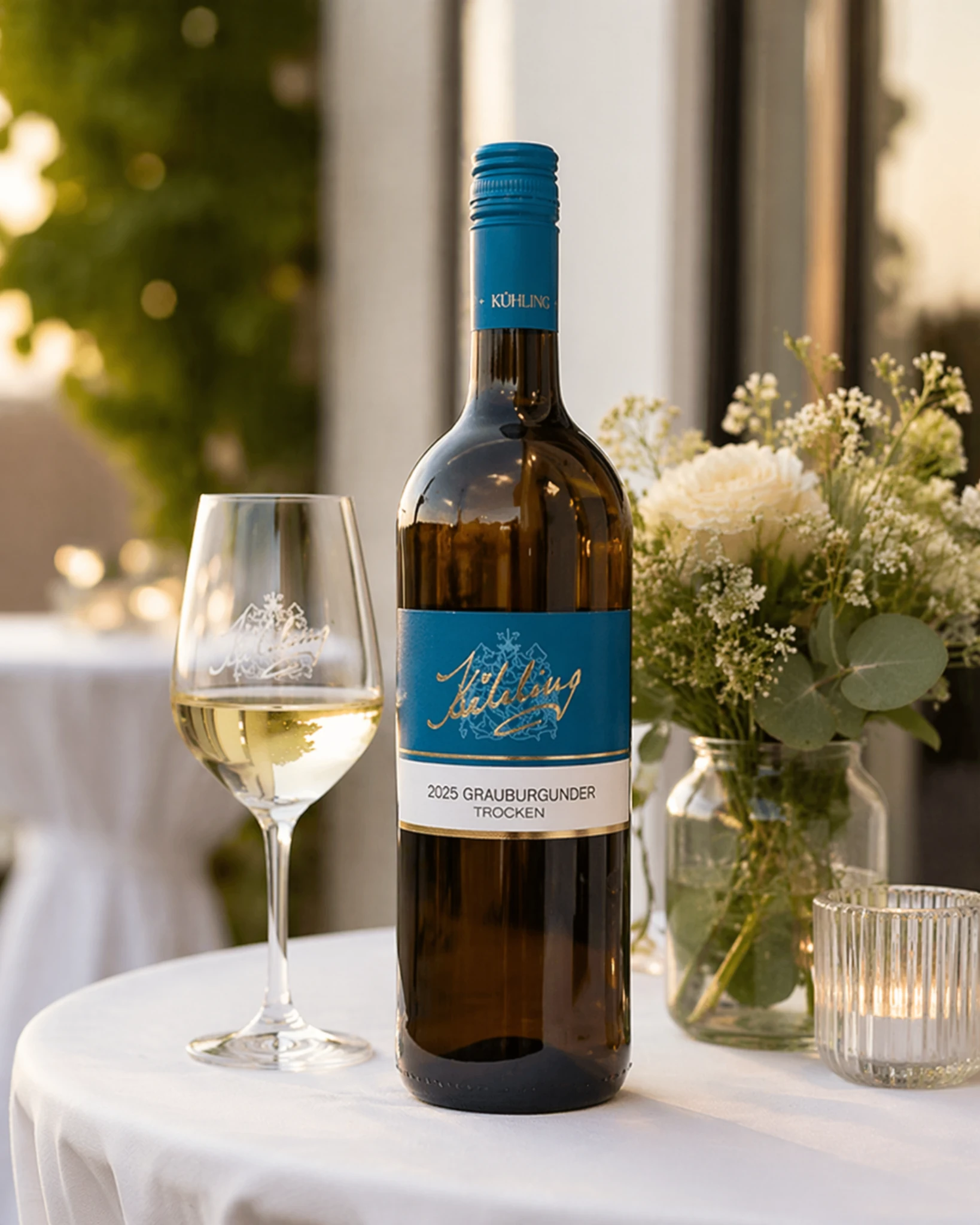 Kühling Grauer Burgunder trocken 1 L Weißwein